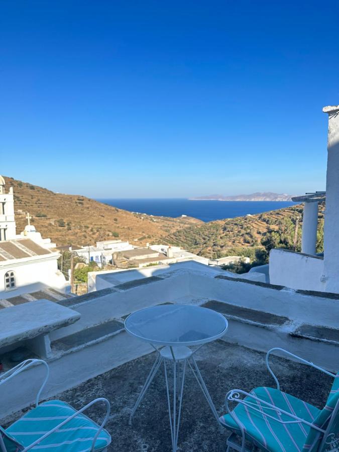 Cycladic House With Amazing View In Potamia Village Dio Choria Zewnętrze zdjęcie